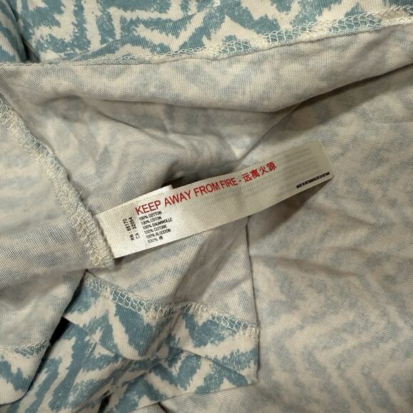 Daily Practice Anthropologie Blue Smocked Stretch Tiered Maxi Dress Size XL - Picture 10 of 10